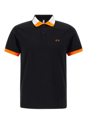 Sun68 jersey polo shirt - Black