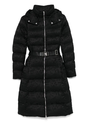 Elisabetta Franchi monogram coat - Black