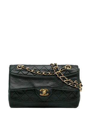 CHANEL Pre-Owned 1989-1991 Pre-Owned Chanel Quilted Lambskin shoulder bag - Black