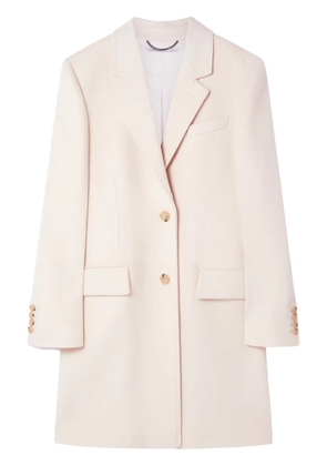 Stella McCartney single-breasted wool coat - Neutrals