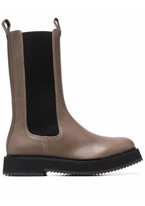 JOSEPH British Chelsea leather boots - Brown