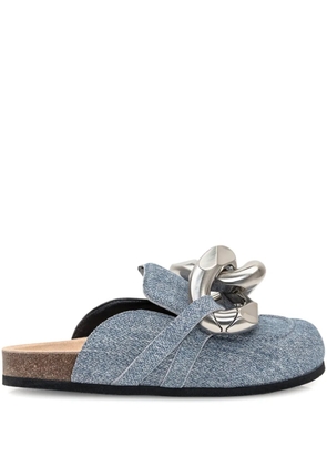 JW Anderson chain-detail mules - Blue