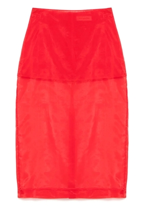 The Frankie Shop Peri midi skirt - Red