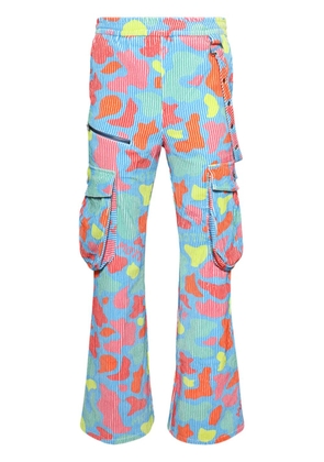 MEMBERS OF THE RAGE Hero Camo Cord cargo trouseres - Blue