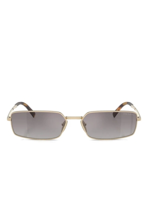Prada Eyewear rectangular-frame sunglasses - Gold