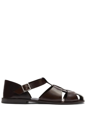 Scarosso Apollo leather sandals - Brown
