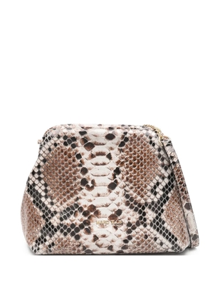 Marc Ellis Arlena clutch bag - Brown