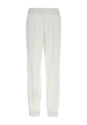 Herno logo-plaque track pants - White