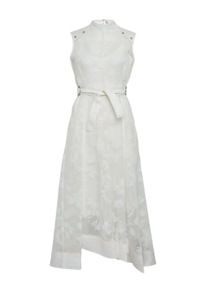 3.1 Phillip Lim floral belted midi dress - White