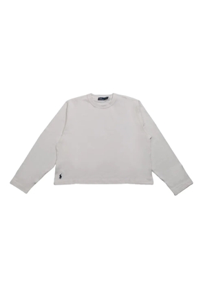 Polo Ralph Lauren long-sleeve cropped T-shirt - White