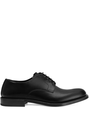 Dolce & Gabbana brushed lace-up derby shoes - Black