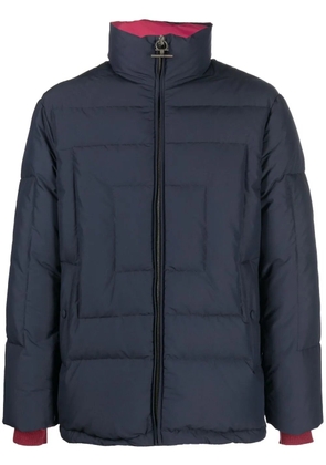 Ferragamo feather-down padded jacket - Blue