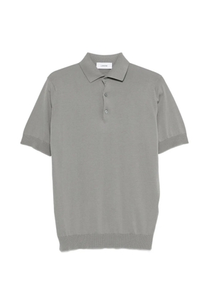 Lardini short-sleeve knitted polo shirt - Grey