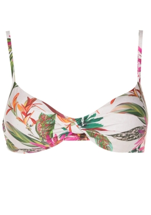 Lygia & Nanny Cassis bikini top - White