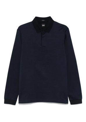 BOSS cotton polo shirt - 405 BLUE
