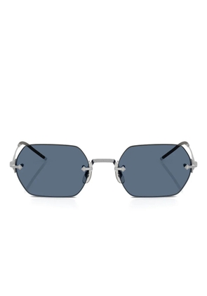 Oliver Peoples hexagonal-frame sunglasses - Silver