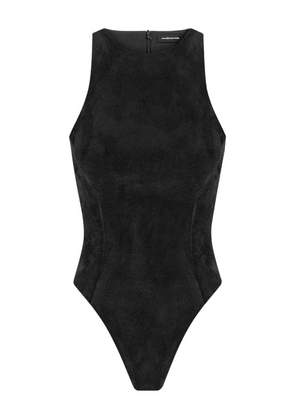 Manière De Voir Adele racer-neck bodysuit - Black