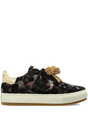 Kurt Geiger London Laney bow detail sneakers - Black