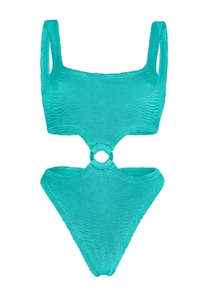 PARAMIDONNA Olivia ring-detail swimsuit - Blue
