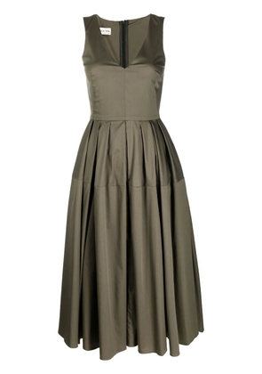 Blanca Vita V-neck sleeveless dress - Green