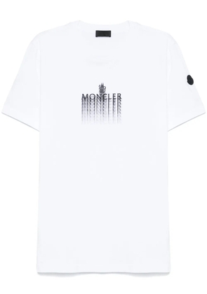 Moncler faded-logo cotton T-shirt - White