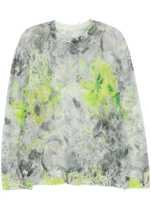 JNBY jacquard knitted top - Grey