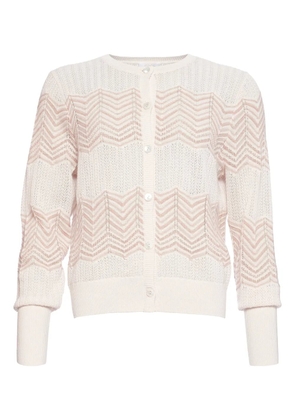 ERES Pompons cardigan - White