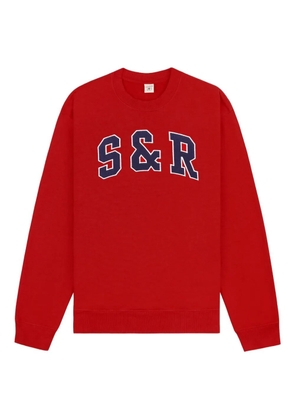 Sporty & Rich appliqué sweatshirt - Red