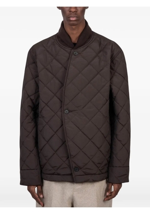 Jacquemus Bastide diamond-quilted jacket - Brown