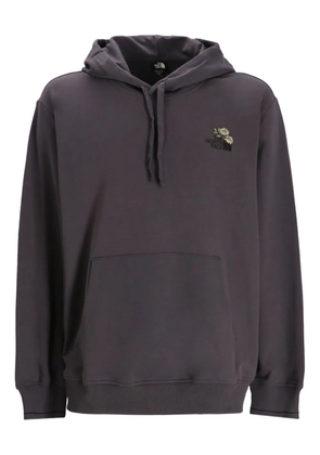 The North Face Connect embroidered-flower hoodie - Grey