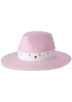 Maison Michel Kyra wool-felt fedora - Pink