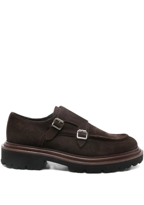 Marechiaro 1962 buckle suede monk shoes - Brown