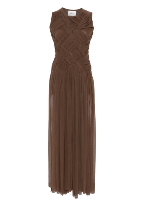 Atu Body Couture Emotional braided maxi dress - Brown