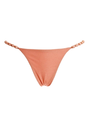Agua By Agua Bendita beaded-strap bikini - Pink