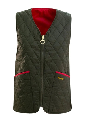 Barbour diamond-quilting gilet - Green