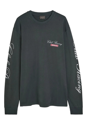 CLUB 1984 racing-print long-sleeve T-shirt - Grey