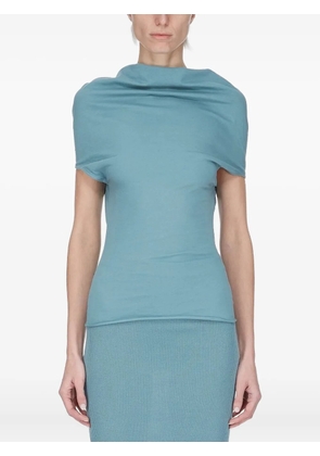 Rick Owens Jersey Shroud T-shirt - Blue