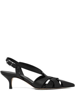 Scarosso slingback pointed-toe pumps - Black