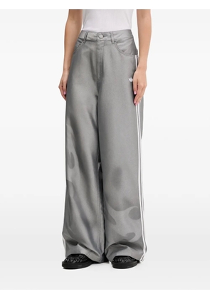 adidas stripe-detail jeans - Grey