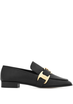 Ferragamo Vara leather loafers - Black