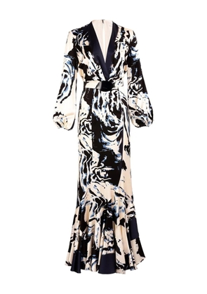 Silvia Tcherassi Remy maxi dress - Blue