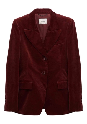 Dorothee Schumacher corduroy peak-lapels blazer - Red