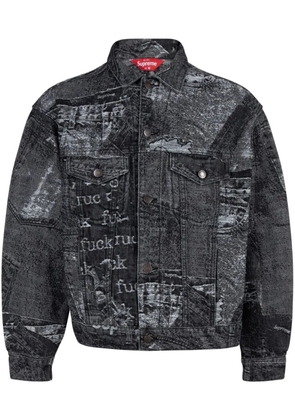 Supreme Archive denim trucker jacket - Black