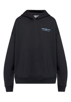 Versace Jeans Couture logo-print hoodie - Black