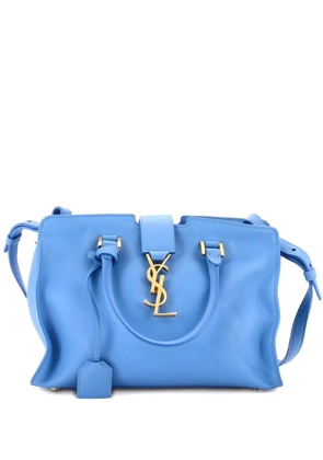Saint Laurent Pre-Owned Monogram Cabas Leather Baby satchel - Blue