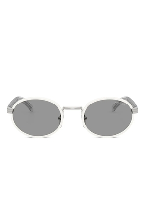 Prada Eyewear logo-engraved sunglasses - White