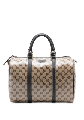 Gucci Pre-Owned 2016-2025 Medium GG Crystal Joy boston bag - Brown