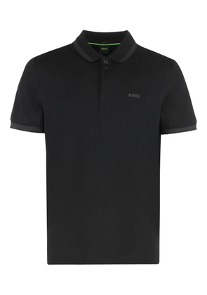 BOSS cotton polo shirt - Black