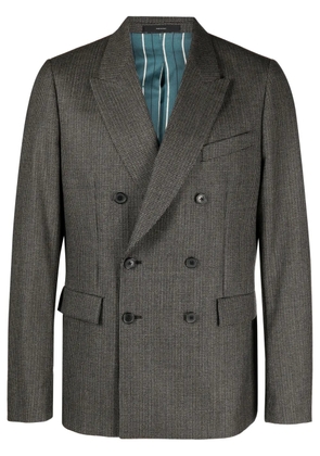 Paul Smith double-breasted wool blazer - Black