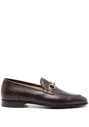 Scarosso Alessandra leather loafers - Brown
